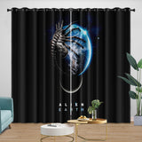 Charger l'image dans la visionneuse de la galerie, Alien Earth Curtains Pattern Blackout Window Drapes
