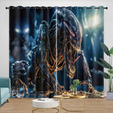 Load image into Gallery viewer, Alien Romulus Curtains Blackout Window Drapes Room Decoration