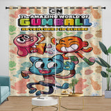 Charger l&#39;image dans la visionneuse de la galerie, Amazing World of Gumball Curtains Movie Blackout Window Drapes