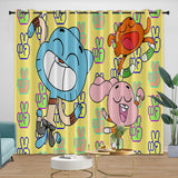 Charger l&#39;image dans la visionneuse de la galerie, Amazing World of Gumball Curtains Movie Blackout Window Drapes