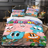 Charger l&#39;image dans la visionneuse de la galerie, Amazing World of Gumball Duvet Cover Bedding Set Without Filler