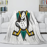 Charger l&#39;image dans la visionneuse de la galerie, Anaheim Ducks Blanket Flannel Throw Kids Room Decoration