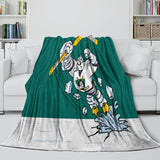 Charger l&#39;image dans la visionneuse de la galerie, Anaheim Ducks Blanket Flannel Throw Kids Room Decoration