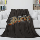 Charger l&#39;image dans la visionneuse de la galerie, Anaheim Ducks Blanket Flannel Throw Kids Room Decoration