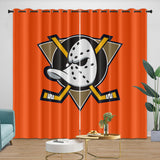 Load image into Gallery viewer, Anaheim Ducks Curtains Pattern Blackout Window Drapes Room Decoration