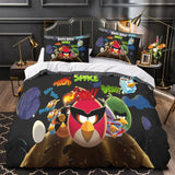 Charger l&#39;image dans la visionneuse de la galerie, Angry Birds Bedding Set Pattern Quilt Cover Without Filler