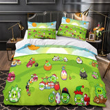 Charger l&#39;image dans la visionneuse de la galerie, Angry Birds Bedding Set Pattern Quilt Cover Without Filler