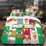 Charger l&#39;image dans la visionneuse de la galerie, Angry Birds Bedding Set Pattern Quilt Cover Without Filler