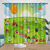 Load image into Gallery viewer, Angry Birds Curtains Blackout Window Drapes Room Decoration