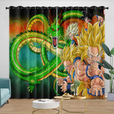 Load image into Gallery viewer, Anime Dragon Ball Curtains Kids Blackout Window Drapes