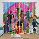 Load image into Gallery viewer, Anime Dragon Ball Curtains Pattern Kids Blackout Window Drapes