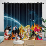 Load image into Gallery viewer, Anime Dragon Ball Curtains Pattern Kids Blackout Window Drapes