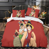 Charger l&#39;image dans la visionneuse de la galerie, Anime One Piece Bedding Set Kids Duvet Cover Without Filler