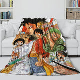 Load image into Gallery viewer, Anime One Piece Blanket Flannel Fleece Kids Throw Room Decoration