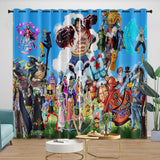 Charger l&#39;image dans la visionneuse de la galerie, Anime One Piece Curtains Kids Blackout Window Drapes