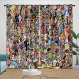 Charger l&#39;image dans la visionneuse de la galerie, Anime One Piece Curtains Kids Blackout Window Drapes