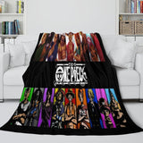 Load image into Gallery viewer, Anime One Piece Throw Flannel Pattern Blanket Kids Room Decoration