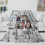 Load image into Gallery viewer, Anime One Piece Throw Flannel Pattern Blanket Kids Room Decoration