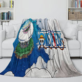 Charger l'image dans la visionneuse de la galerie, Anime One Piece Throw Flannel  Pattern Blanket Room Decoration
