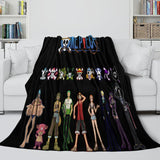 Charger l'image dans la visionneuse de la galerie, Anime One Piece Throw Flannel  Pattern Blanket Room Decoration