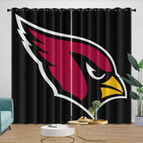 Load image into Gallery viewer, Arizona Cardinals Curtains Blackout Window Drapes