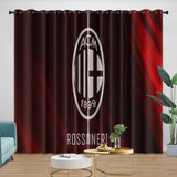 Charger l'image dans la visionneuse de la galerie, Associazione Calcio Milan Curtains Blackout Window Drapes Room Decoration