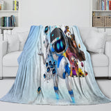 Charger l&#39;image dans la visionneuse de la galerie, Astro Bot Blanket Flannel Throw Room Decoration