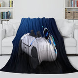 Charger l&#39;image dans la visionneuse de la galerie, Astro Bot Blanket Flannel Throw Room Decoration