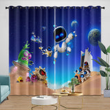 Charger l&#39;image dans la visionneuse de la galerie, Astro Bot Curtains Blackout Window Drapes Room Decoration