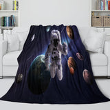 Charger l'image dans la visionneuse de la galerie, Astronaut Blanket Flannel Kids Room Throw