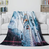Charger l'image dans la visionneuse de la galerie, Astronaut Blanket Flannel Kids Room Throw