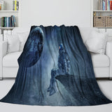 Charger l'image dans la visionneuse de la galerie, Astronaut Blanket Pattern Flannel Kids Room Throw