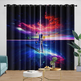 Charger l'image dans la visionneuse de la galerie, Astronaut Curtains Blackout Window Drapes Kids Room Decoration