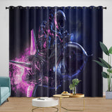 Charger l'image dans la visionneuse de la galerie, Astronaut Curtains Blackout Window Drapes Kids Room Decoration