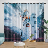 Charger l'image dans la visionneuse de la galerie, Astronaut Curtains Blackout Window Drapes Room Decoration