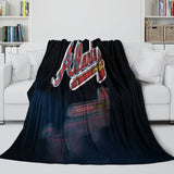 Charger l&#39;image dans la visionneuse de la galerie, Atlanta Braves Blanket Flannel Throw Room Decoration
