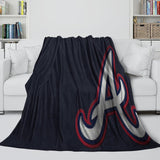 Charger l&#39;image dans la visionneuse de la galerie, Atlanta Braves Blanket Flannel Throw Room Decoration