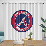 Charger l&#39;image dans la visionneuse de la galerie, Atlanta Braves Curtains Blackout Window Drapes Room Decoration