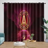 Load image into Gallery viewer, Atlanta United FC Curtains Blackout Window Drapes Room Decoration