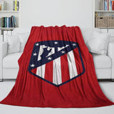 Load image into Gallery viewer, Atlético Madrid Blanket Flannel Fleece Kids Room Decoration