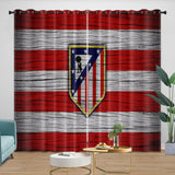 Load image into Gallery viewer, Atlético Madrid Curtains Blackout Window Drapes Kids Room Decoration
