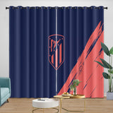 Load image into Gallery viewer, Atlético Madrid Curtains Blackout Window Drapes Kids Room Decoration