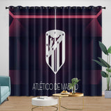 Load image into Gallery viewer, Atlético Madrid Curtains Blackout Window Drapes Kids Room Decoration