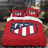 Load image into Gallery viewer, Atlético Madrid Duvet Cover Kids Bedding Set Without Filler