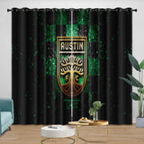 Load image into Gallery viewer, Austin FC Curtains Blackout Window Drapes Room Decoration