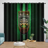 Load image into Gallery viewer, Austin FC Curtains Blackout Window Drapes Room Decoration