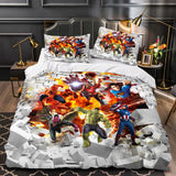 Charger l'image dans la visionneuse de la galerie, Avengers Duvet Cover Pattern Bedding Set Without Filler