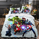 Charger l'image dans la visionneuse de la galerie, Avengers Duvet Cover Pattern Bedding Set Without Filler