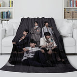 Charger l'image dans la visionneuse de la galerie, BTS Bangtan Boys Blanket Flannel Fleece Throw Kids Room Decoration