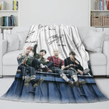 Charger l'image dans la visionneuse de la galerie, BTS Bangtan Boys Blanket Flannel Fleece Throw Kids Room Decoration